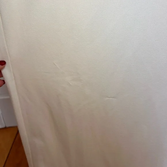 MESHKI Amorette Lace Trim Maxi Dress in Bone Size Medium - Picture 15 of 16